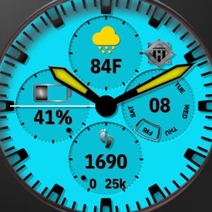 Blue Chronograph by Hosfam Designs