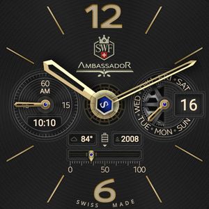 SWF Ambassador 12H Black by SWF Swiss Watch Face