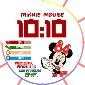 Minnie Mouse Color Animated. by Victor Rodriguez