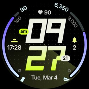Compact by amoledwatchfaces™