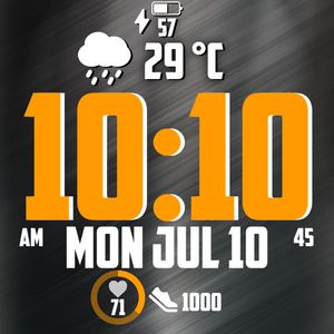 BIG BLOCK ORANGE by Rock Ape Designs - RAD Watch Co.