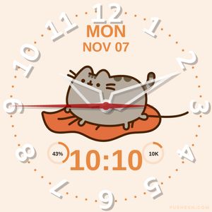 Pusheen Leaf Biscuits Animated by Stephanie