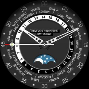 KT Daytona GMT Moon Phase by Kamensek Timepieces