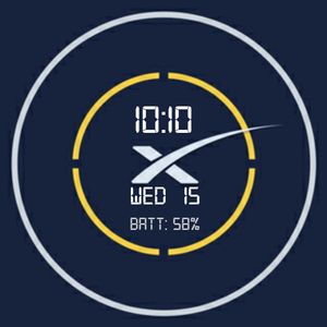 SpaceX Watch Face by JRascagneres