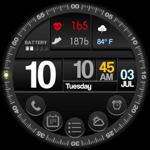 KT 300 - Fitness Face - 12h by Kamensek Timepieces