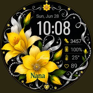 nana.yellow.floral by Nana
