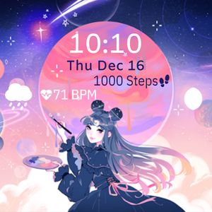 Moon Clock by yumyumhelen