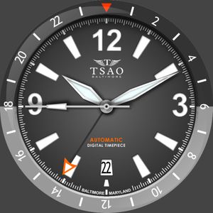 Tsao Baltimore Legacy Grey GMT by Kamensek Timepieces