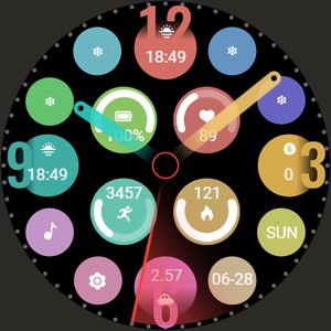 Colorful Round Clock【Custom】 by ZKin
