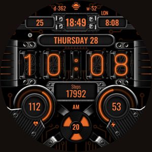 WFP 235 Nixie watch face by WFProduction by Alexandr Kovalev