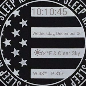 US Flag with facts Digital by Redline