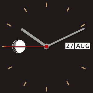 Analogue with moon phase by Jonny Flack