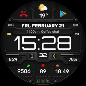 WFP 132 Digital watch face by WFProduction by Alexandr Kovalev