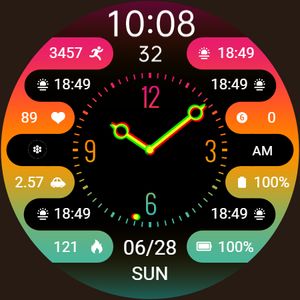 【Customize】Colorful Clock by ZKin