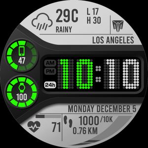 TG004SD Black/Green 2Tone by Merge Labs