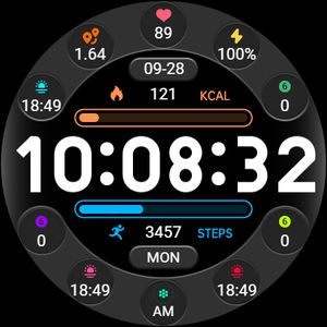 Text Clock Component by ZKin