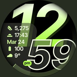 Glide by amoledwatchfaces™