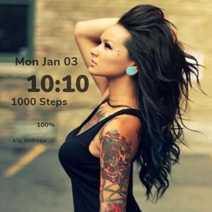 Beautiful Tattoo Girl by Ally Andreea