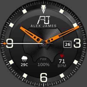 Alex James AJ2021 Guilloche by Kamensek Timepieces