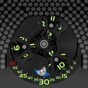 URWERK UR-106 Black Lotus by Mellin