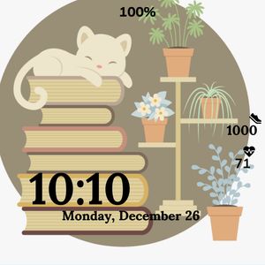 Books and Cat by ATighe