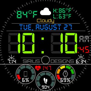 Digital Data Display by Sirius Designs