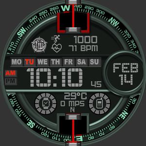 MISSION EXPLORER COMPASS 12/24 by WATCH WITCHER