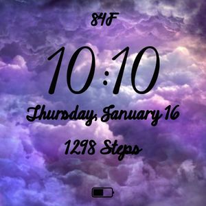 purple clouds bold by Wila