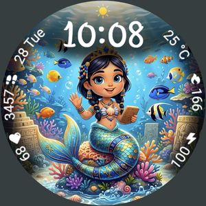 Mermaid Animated by StarWatchfaces