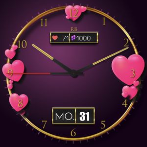 Pink Love Partner Watch by Robert Bürger