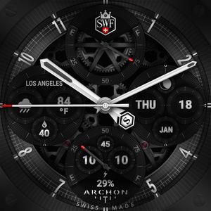 SWF Archon 24H Turbine Black by SWF Swiss Watch Face