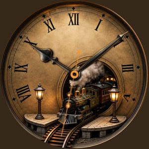 nana.railway.scene by Nana