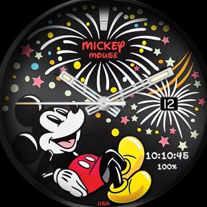 Fireworks Mickey by WhiteT