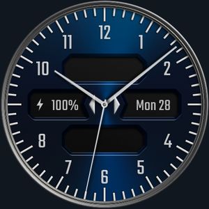 Pure Analog Face DADAM38B by DADAM Watch Faces
