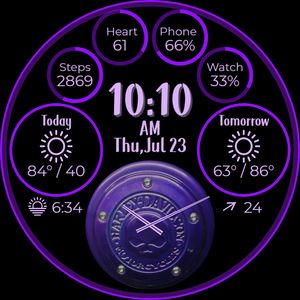 Purple Harley 2 by harleysiber