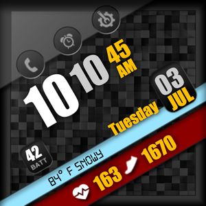 KT 400 - Fitness Face - 12hr by Kamensek Timepieces