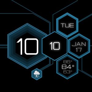 Hexcircuits by Derik Matthews