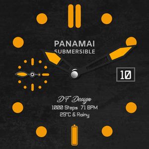 Submersible Info Orange by Drews Faces