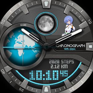 TSM Earth&Moon Rei Ayanami by TaSiMa