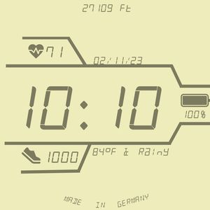Simple LCD Watch by Rob