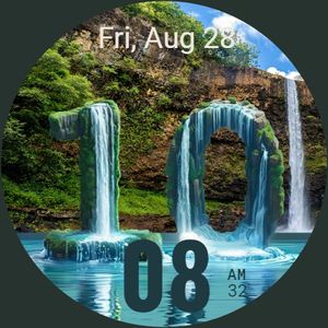 Waterfall by Santa Claus Hart