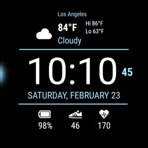 Blue Weather (alt second/font) by alex zak