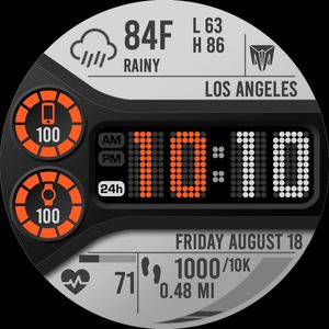 TG004SD Black/Orange 2Tone by Merge Labs