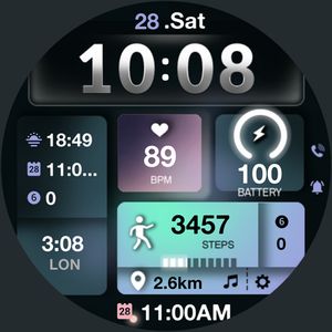 ML2U 241b Digital Watch Face by ML2U