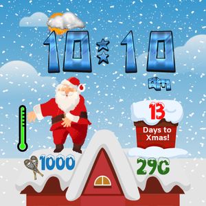 Santa Day-Night by Brad C