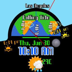 Fishing + Tide Clock - WearOS by Brad C