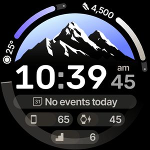 Peak Shadow by amoledwatchfaces™