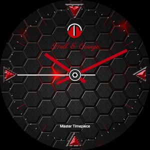 Hall & Orange Octagon Red by Michael Williams