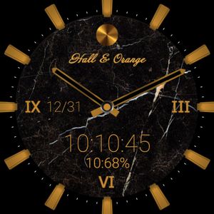 H & O Black Marble Gold by Michael Williams