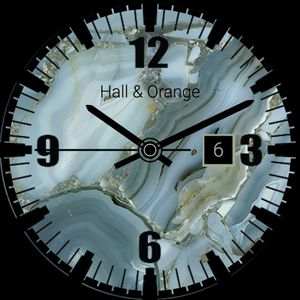 Hall & Orange Marble Stone by Michael Williams